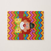 Alfabet C voor clown puzzel met geschenkdoos (Horizontaal)