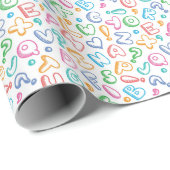 alfabet cadeaupapier (Rol Hoek)