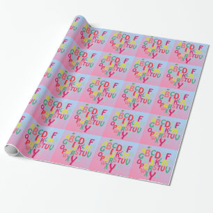 Alfabet Cadeaupapier