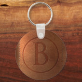 alfabet cuir lettre B Sleutelhanger (Voorkant)