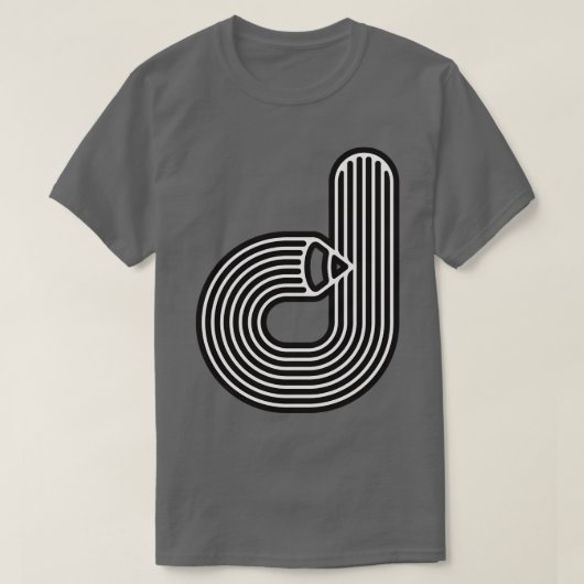 Alfabet d 2 t-shirt (Design voorkant)