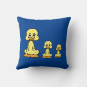 Alfabet D is voor eenden Cute Animals Kinder Baby Kussen (Achterkant)