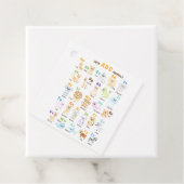 Alfabet Dier ABC Leuke dieren Bedankjes Labels (In situ)