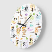 Alfabet Dier ABC Leuke dieren Grote Klok (Hoek)