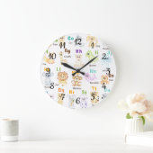 Alfabet Dier ABC Leuke dieren Grote Klok (Huis)