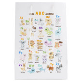 Alfabet Dier ABC Leuke dieren Medium Cadeauzakje (Achterkant)