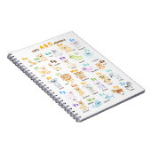 Alfabet Dier ABC Mooie dieren  Notitieboek (Rechterzijde)