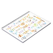 Alfabet Dier ABC Mooie dieren  Notitieboek (Linkerzijde)