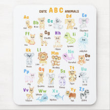 Alfabet Dier ABC Schattige dieren