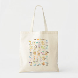Alfabet Dier ABC Schattige dieren Tote Bag