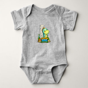 🦕✨ Alfabet Dino “I” Baby Jersey Bodysuit