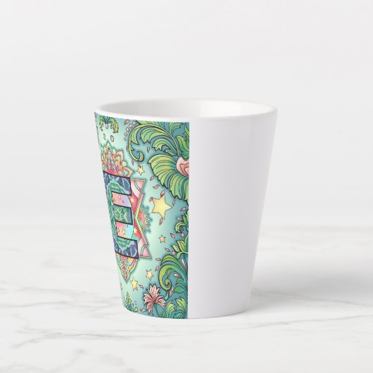 Alfabet E Latte Mok (Voorkant)