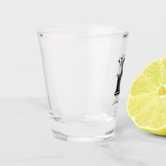 alfabet e, letter e, monogram e, letters e shot glas (Links)