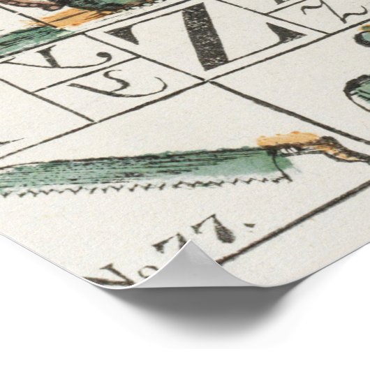 alfabet en getallen poster (Hoek)