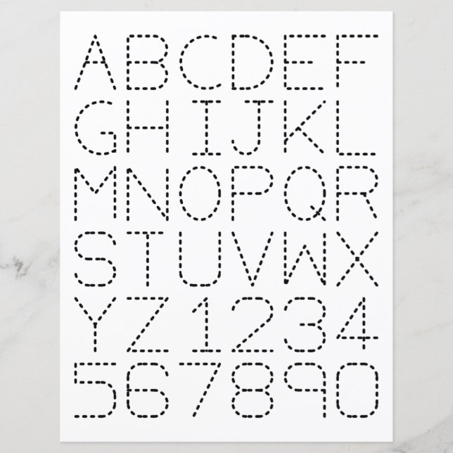 Alfabet- en Nummeringsbladen (Voorkant)