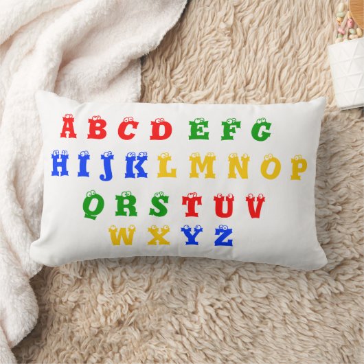 Alfabet en nummers 1-10 Pillow Kussen (Deken)