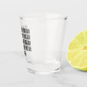 alfabet Engels lettertype Shot Glas (Rechts)