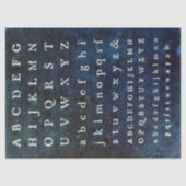  Alfabet Ephemera-ontkoppeling Tissuepapier (Voorkant)