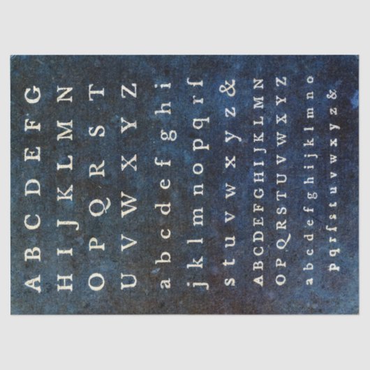  Alfabet Ephemera-ontkoppeling Tissuepapier (Voorkant)