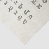  Alfabet Ephemera-ontkoppelpapier Tissuepapier (Detail)