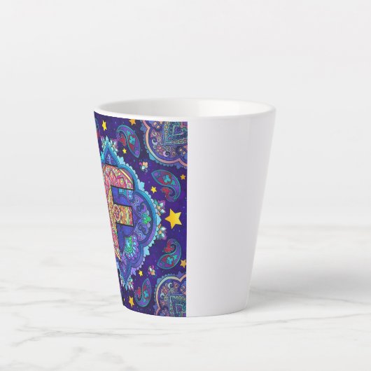 Alfabet F Latte Mok (Voorkant)