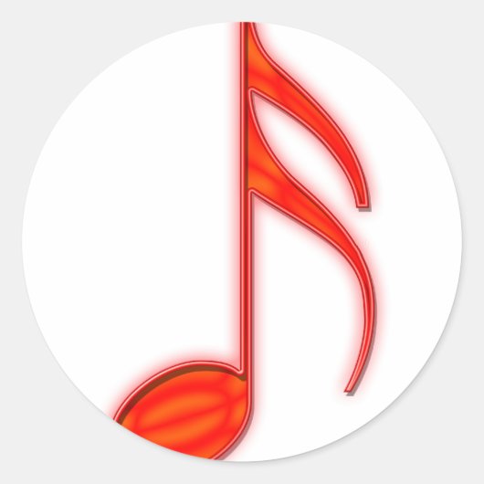 Alfabet F Ronde Sticker (Voorkant)