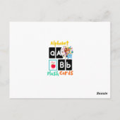 Alfabet Flashcards ,ABC Educatieve Kaarten Y, Z (Achterkant)