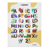 Alfabet Français - Decorative Perfect Poster (Voorkant)