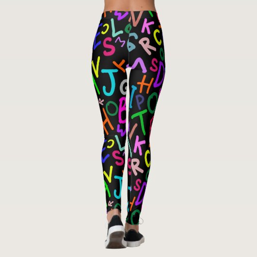 Alfabet Fun Leggings (Achterkant)