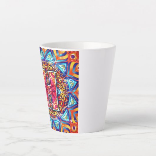 Alfabet H Latte Mok (Voorkant)