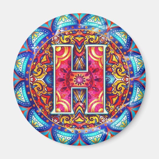 Alfabet H Magneet (Voorkant)