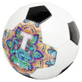 Alfabet I mandala Voetbal (Drie kwart)