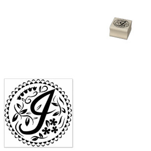 Alfabet I Rubberstempel