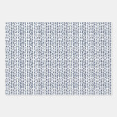 Alfabet in rood blauw wit inpakpapier vel (Voorkant 3)