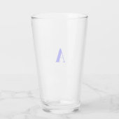 Alfabet-initiaal aanpassen, personaliseren glas (Achterkant)