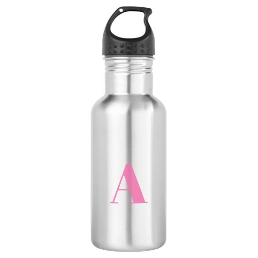 Alfabet-initiaal aanpassen, personaliseren waterfles (Voorkant)