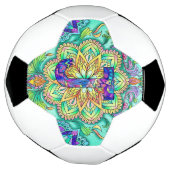 Alfabet J mandala Voetbal (Gedraaid)
