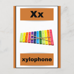 Alfabet kaart (met echt afbeelding)