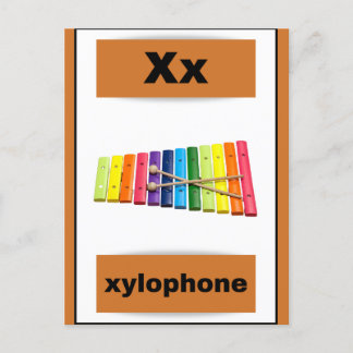 Alfabet kaart (met echt afbeelding)