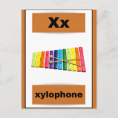 Alfabet kaart (met echt afbeelding) (Voorkant)