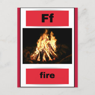 Alfabet kaart (met echt afbeelding)