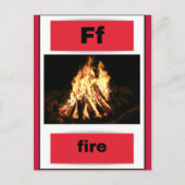 Alfabet kaart (met echt afbeelding) (Voorkant)