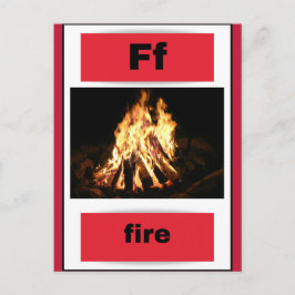 Alfabet kaart (met echt afbeelding)