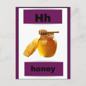 Alfabet kaart (met echt afbeelding) (Voorkant)