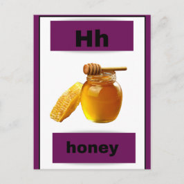 Alfabet kaart (met echt afbeelding)