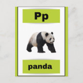 Alfabet kaart (met echt afbeelding) (Voorkant)