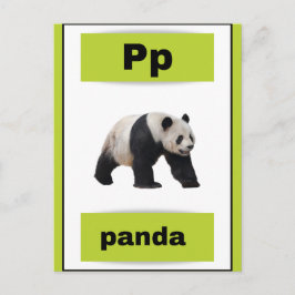 Alfabet kaart (met echt afbeelding)