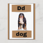 alfabet kaart (met echt afbeelding)Vakantie Briefk (Voorkant)