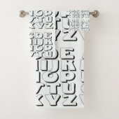 Alfabet Kinder Bad Handdoek (Insitu)