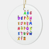 Alfabet Kinderen Keramisch Ornament (Links)